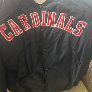 Cardinals Black Varsity Jacket
